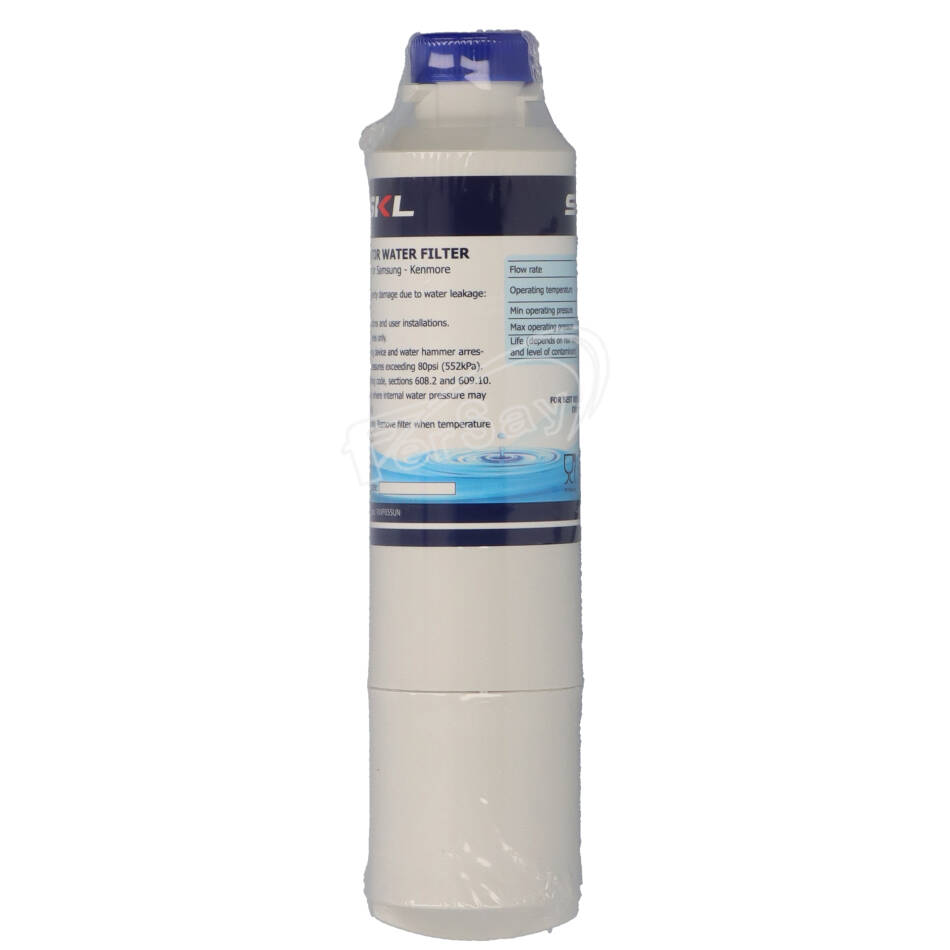 Filtro agua adaptable frigorifico americano SAMSUNG DA29-00020A, DA29-00020B, DA97-08043ABC - 03AG0907 - SAMSUNG