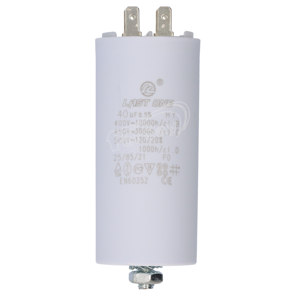 Condensador permanente 40mf - 450v 45x92 mm - 12AG020 - INCO - Principal