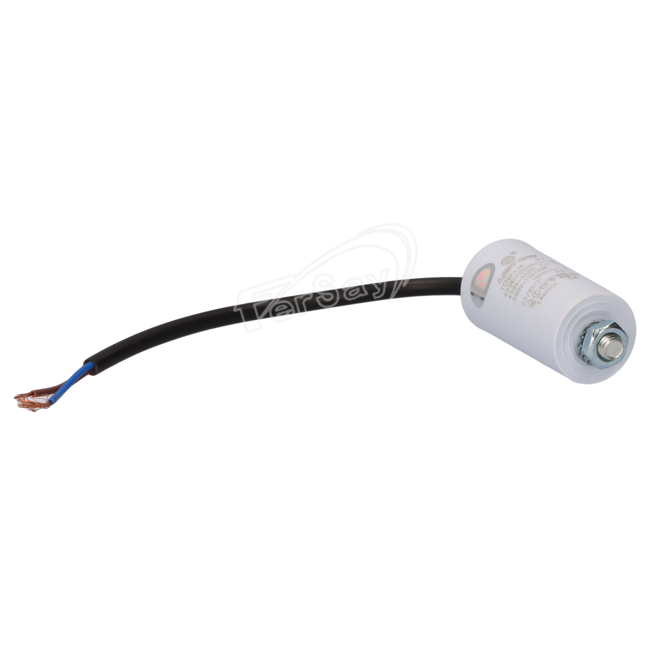 Condensador bipolar 10mf-450v Con Cable 32x55 - 12AG110 - FERSAY - Cenital 1