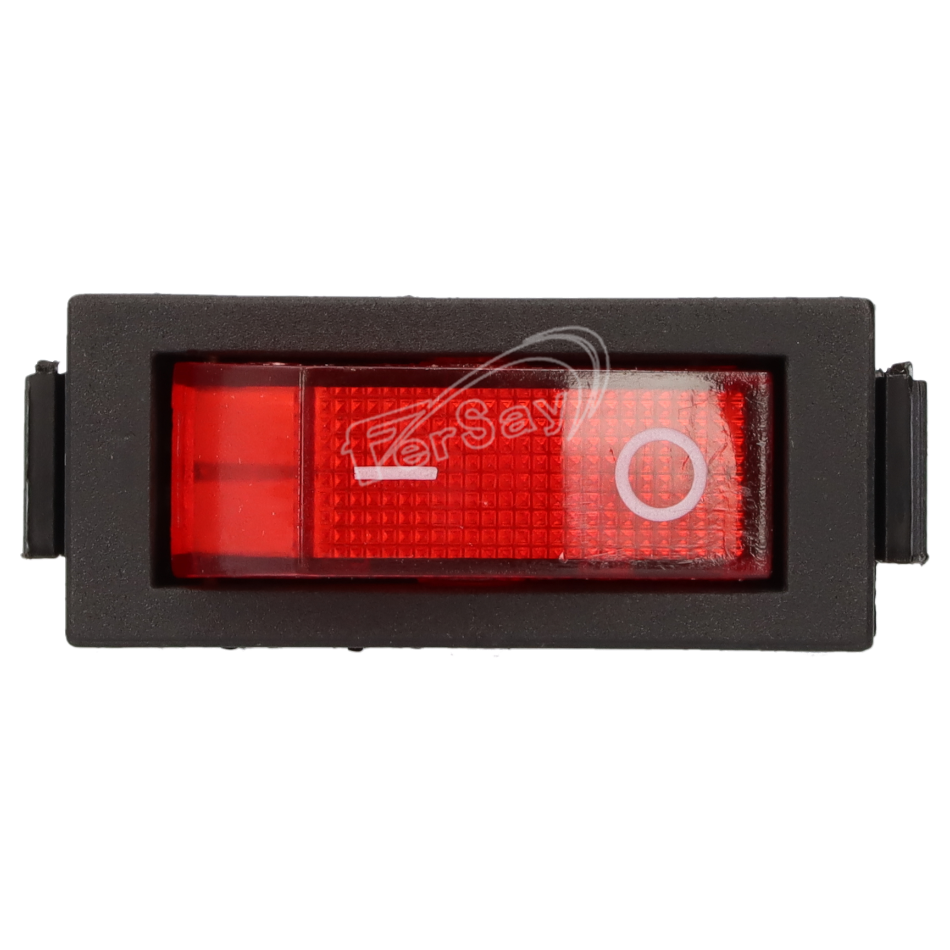 Interruptor luminoso rojo Unipolar 3 contactos  - 14AG010 - ZANUSSI - Principal