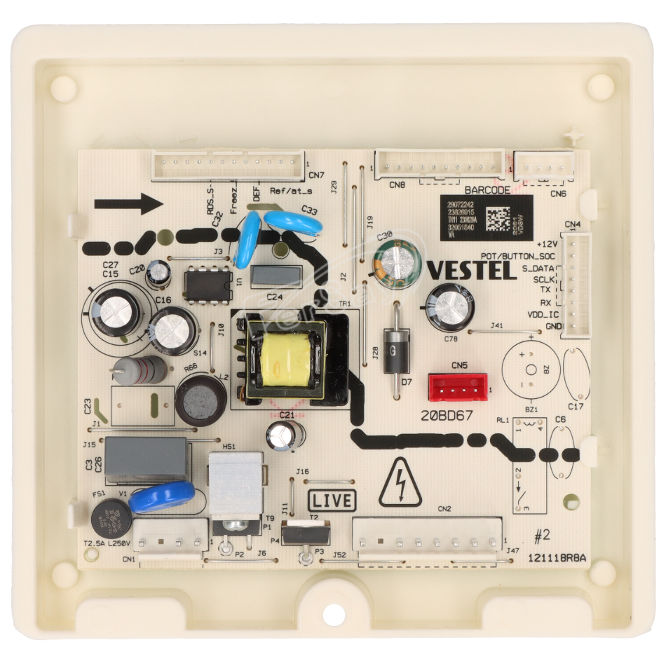 Tarjeta electronica principal 67 371E/FK/V0 5VA/F - 22374000 - DAEWOO