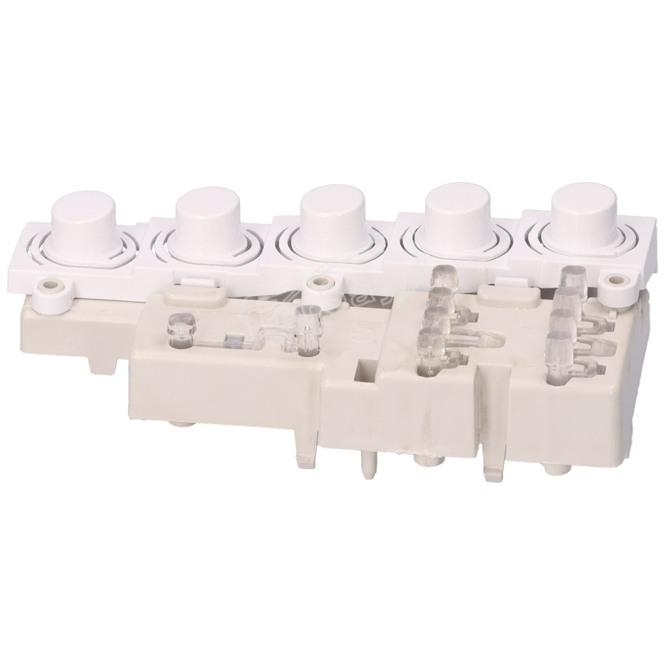 Grupo botones guias luz lavadora F2 BUTTON-LIGHT GUIDE GROUP-K140-150-WHI - 42134363 - SAUBER - Cenital 1