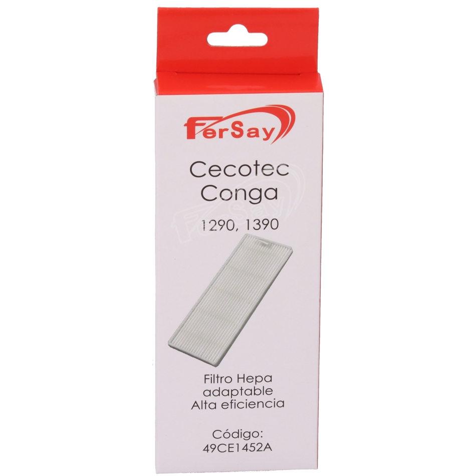 Filtro HEPA adaptable CECOTEC CONGA 1290, 1390 - 49CE1452A - CECOTEC - Principal