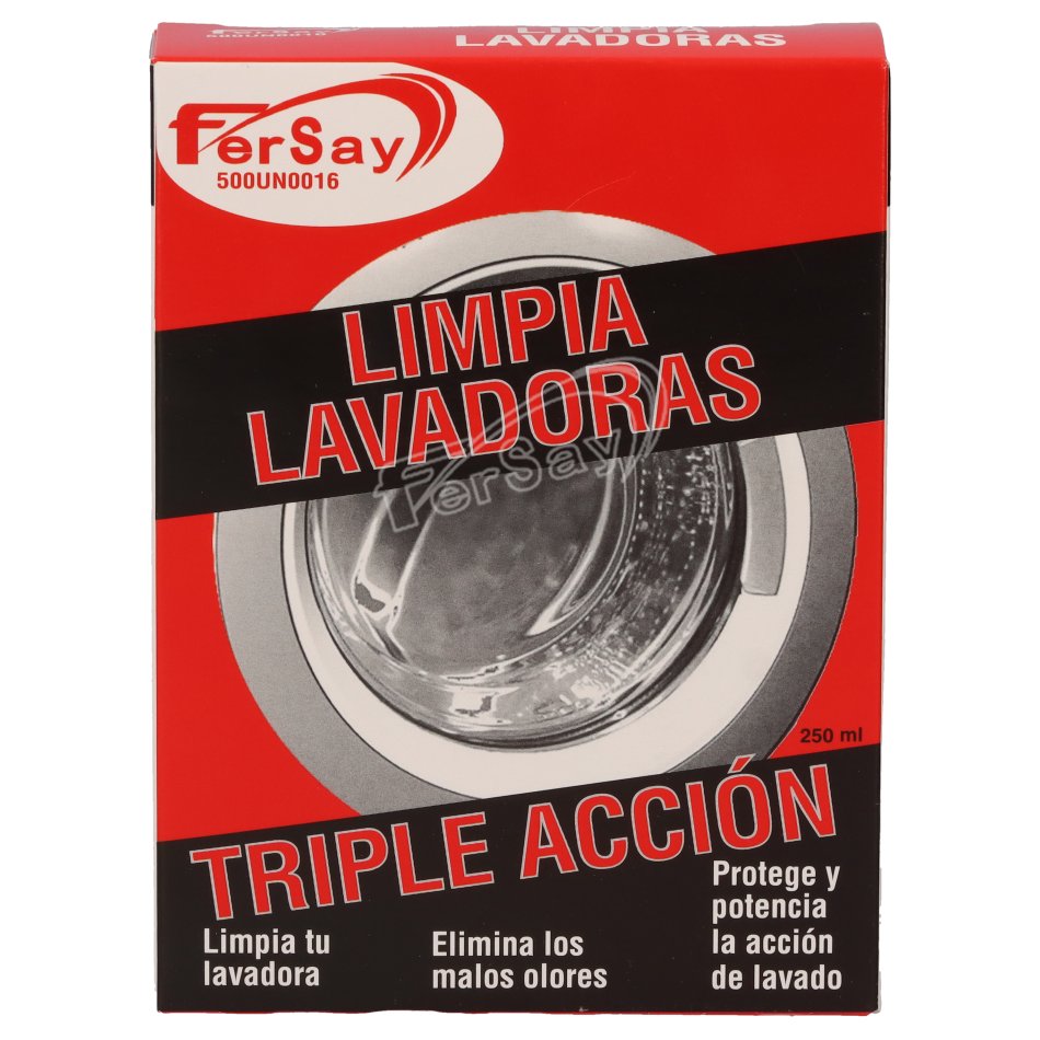Limpiador lavadoras triple accion - 500UN0016 - FERSAY