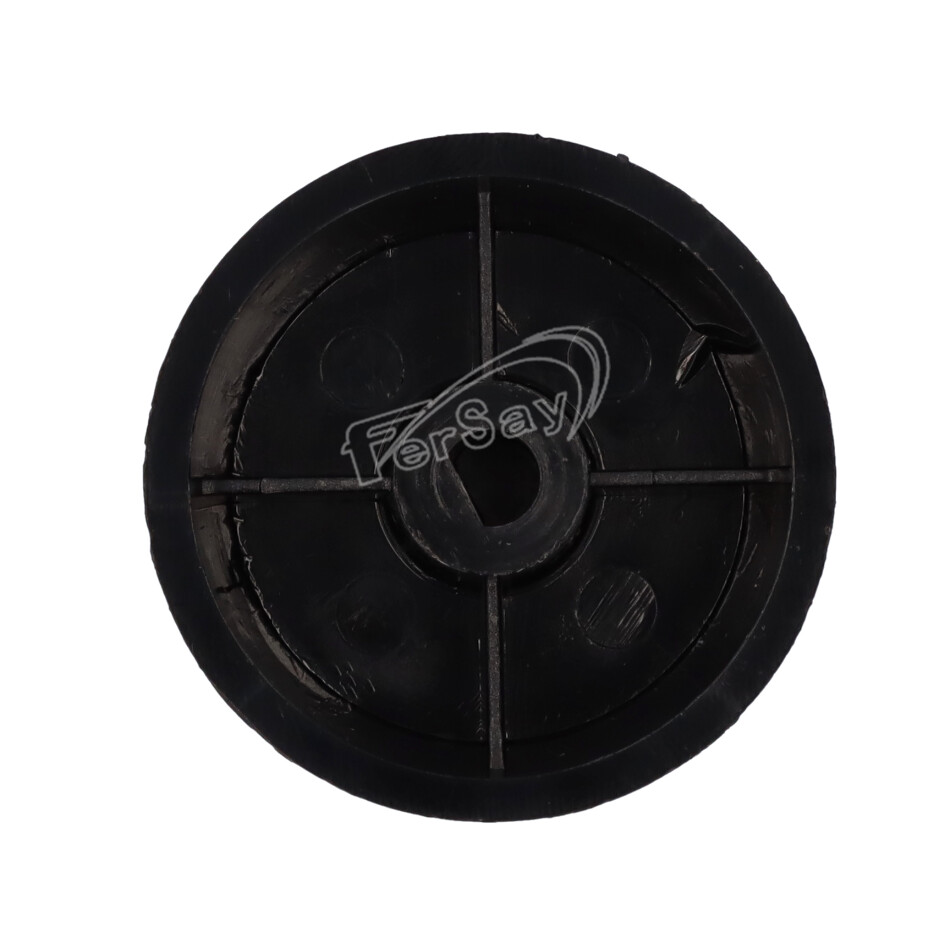 Mando universal para cocinas de 6mm sin eje en color negro - 73AB0027 - FERSAY - Cenital 1