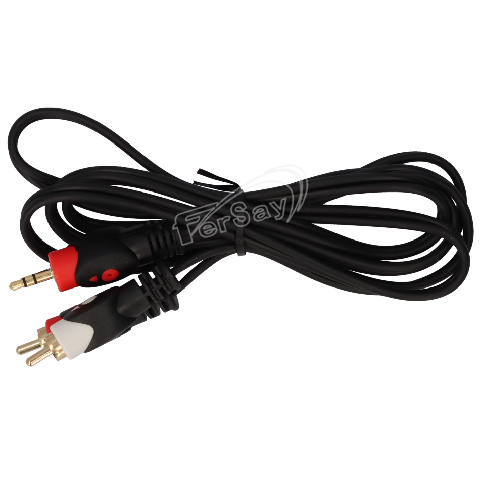 Cable con conector de 2 RCA Macho 3,5 a Jack. Stereo - EA49GFY - TRANSMEDIA - Cenital 1
