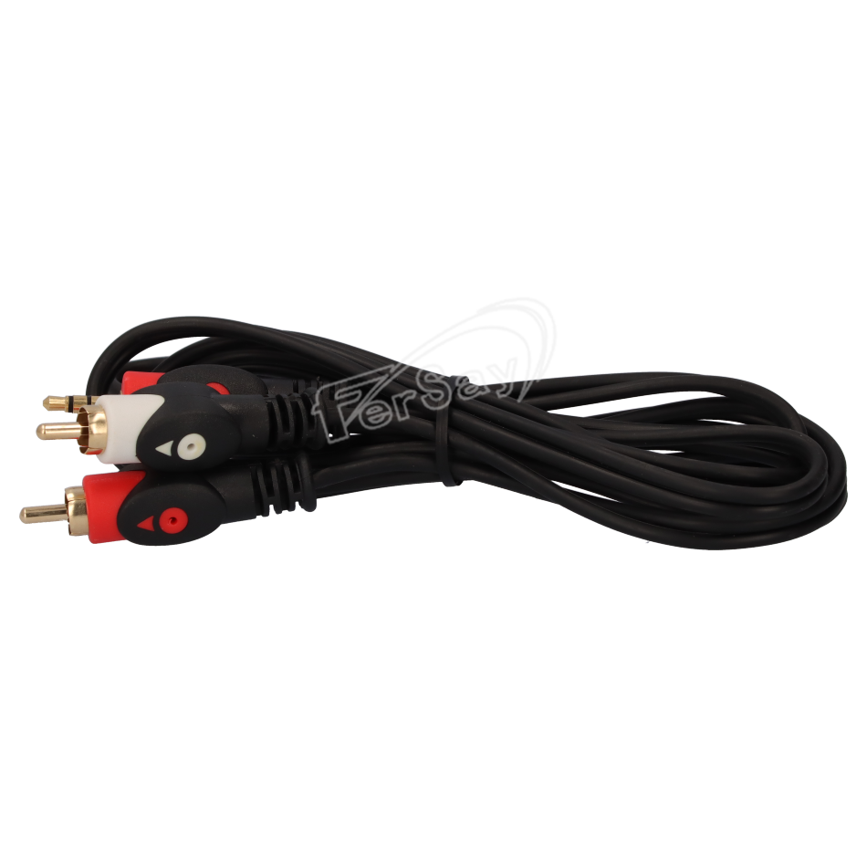 Cable con conector de 2 RCA Macho 3,5 a Jack. Stereo - EA49GFY - TRANSMEDIA - Cenital 3