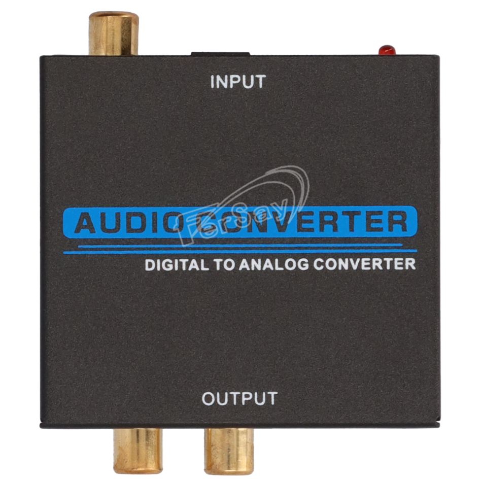 Conversor áudio de sinal digital para sinal analógico (alimentador incluído) - EAL130A - FERSAY - Cenital 1