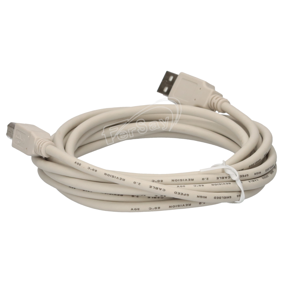 Cable Usb 2.0 tipo A a tipo B 3 metros e-c142-3h - EC1423H - TRANSMEDIA - Cenital 1