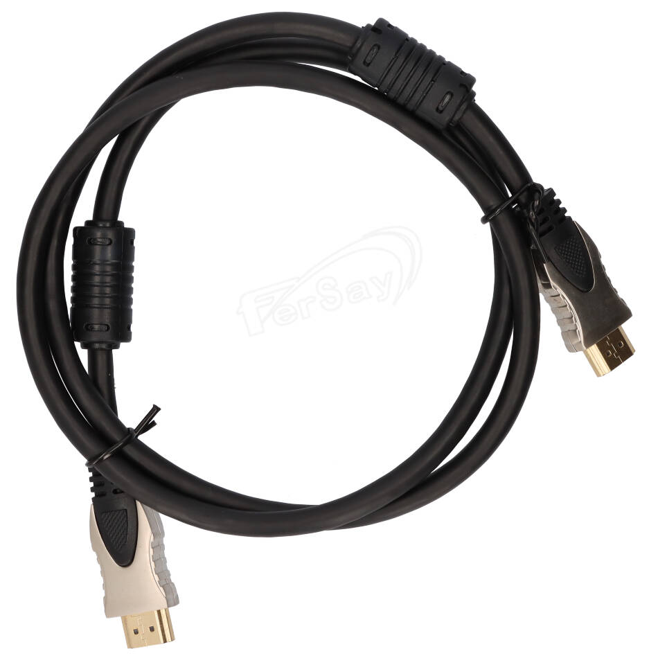 Cable HDMI macho 19 pines a HDMI macho 19 pines, 1 metro. - EC2021MG - TRANSMEDIA - Cenital 1