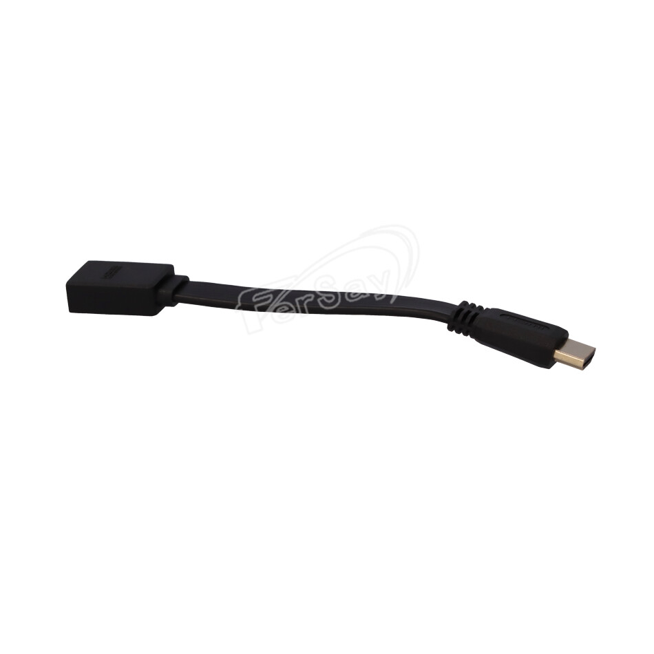 Adaptador cable HDMI macho hembra cable plano. - EC202FK - TRANSMEDIA - Principal