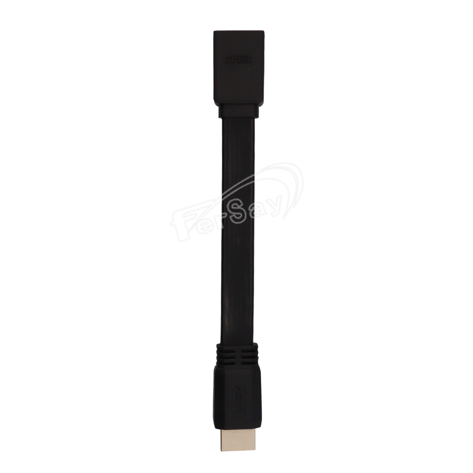 Adaptador cable HDMI macho hembra cable plano. - EC202FK - TRANSMEDIA - Cenital 3