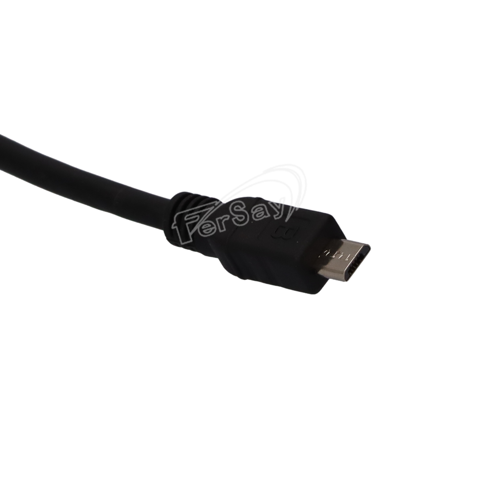 Cable 0.30m USB tipo A hembra a Micro-USB tipo B macho color negro - EC258B - TRANSMEDIA - Cenital 1