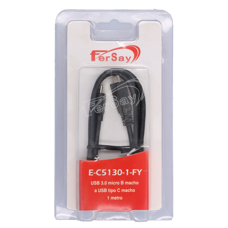 Cable USB 3.0 tipo B macho a micro USB 3.0 tipo C - EC51301FY - FERSAY - Principal