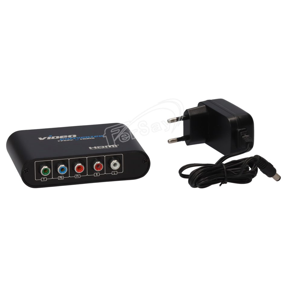 Convertidor transforma señal vídeo componentes (ypbpr) a HDMI. - ECS501 - TRANSMEDIA - Cenital 1