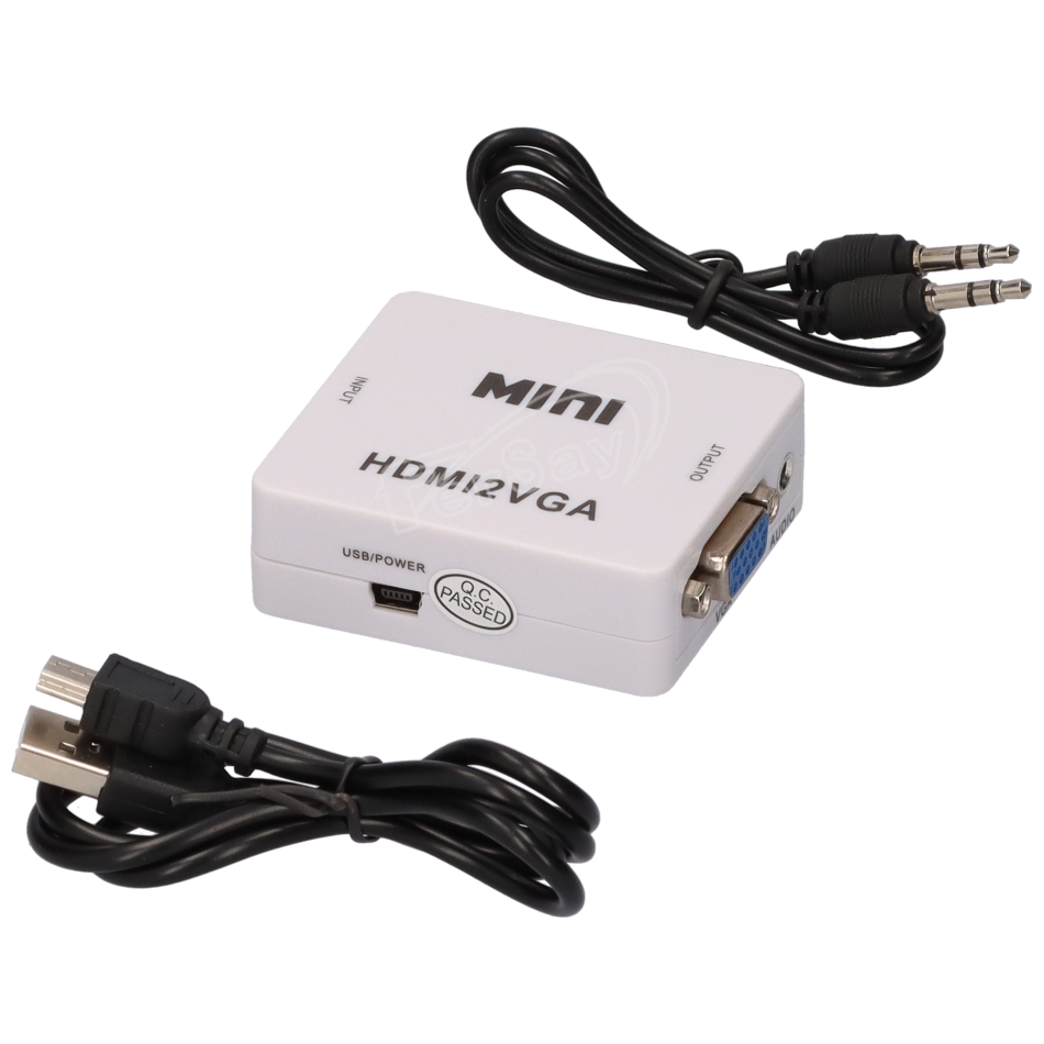 Conversor de HDMI, DVI, VGA em audio estéreo - ECS5040 - FERSAY - Principal