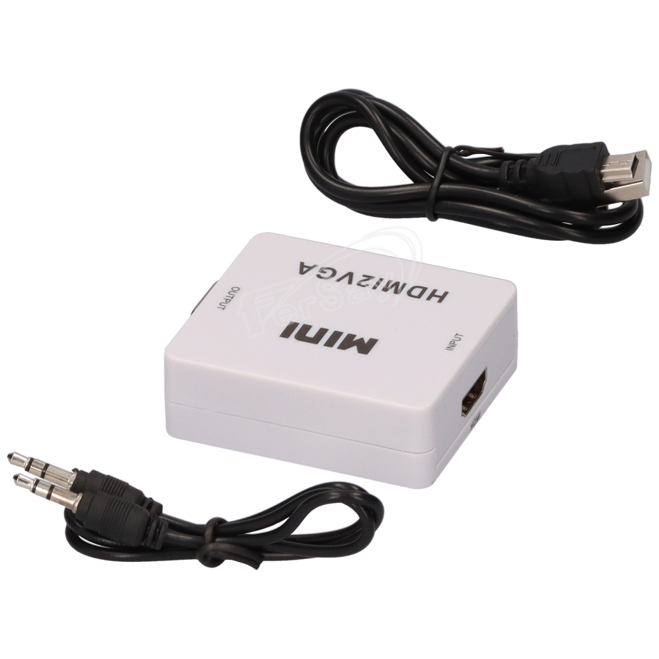 Conversor de HDMI, DVI, VGA em audio estéreo - ECS5040 - FERSAY - Cenital 1