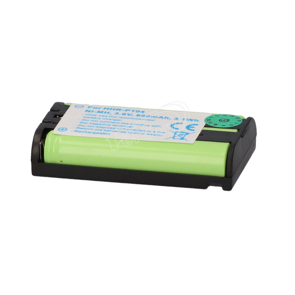 Batería de inserción para Panasonic 3,6v 850mah. - EHHRP104 - FERSAY - Cenital 1