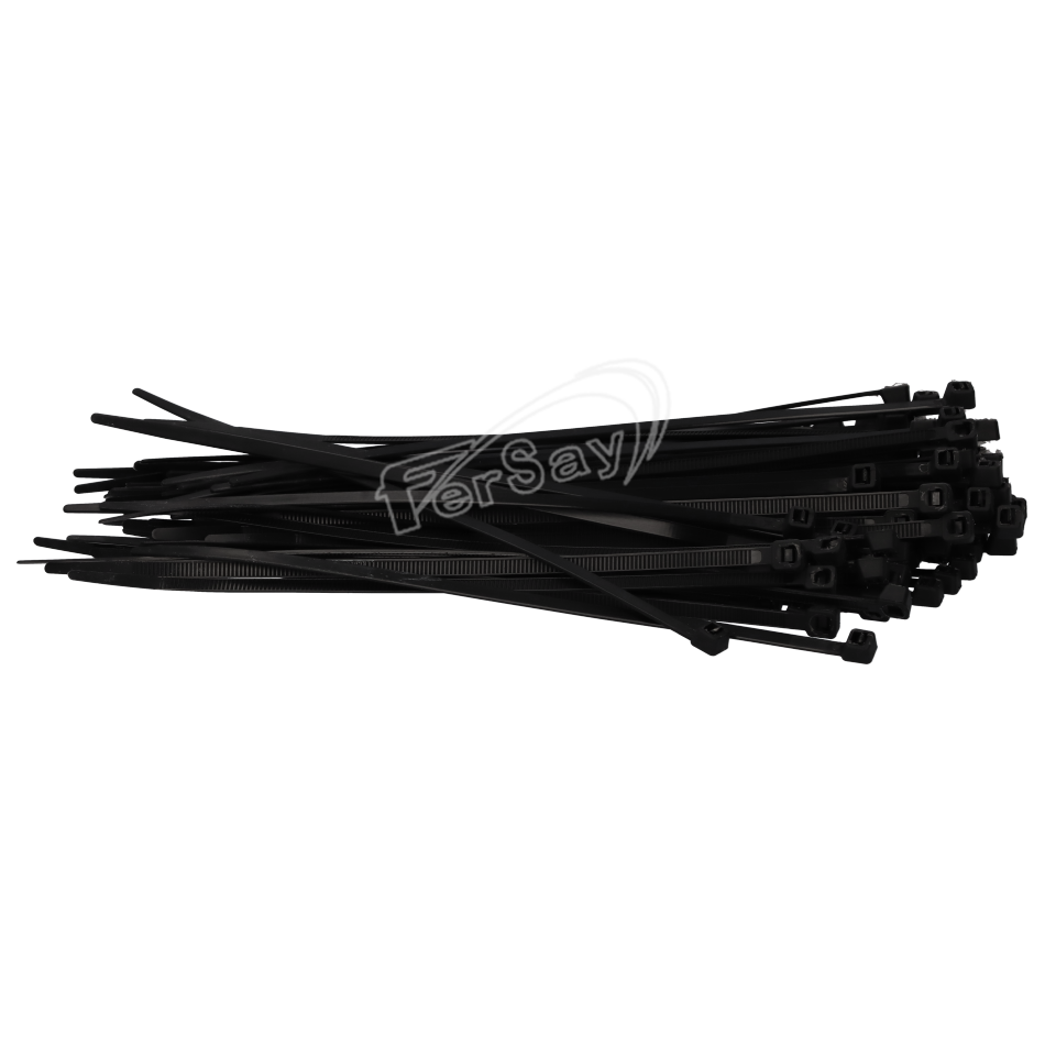 Bridas negras 200 x4 ,6mm cables 55m - 100unidades - EKB6100S - TRANSMEDIA - Principal