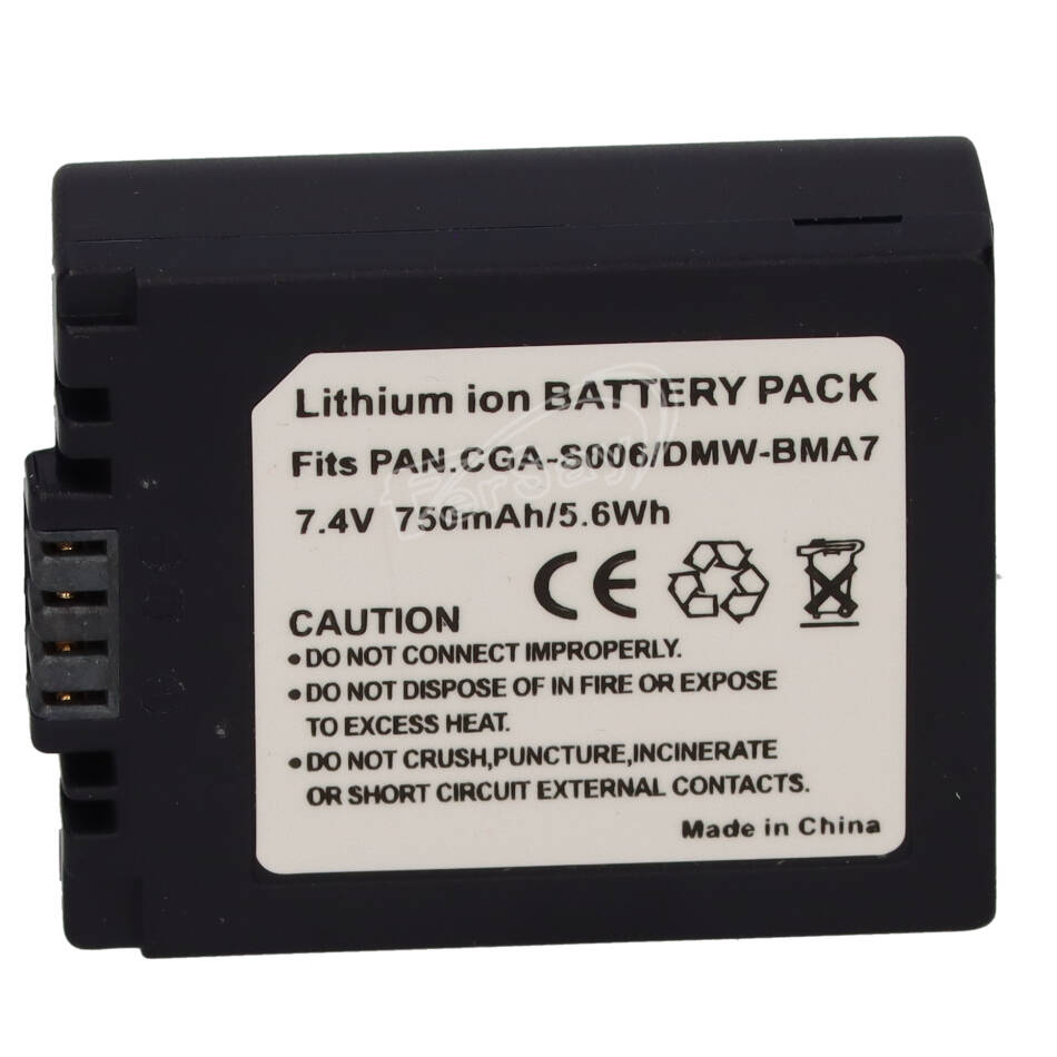 Batería para cámara Panasonic CGAS006E. - EPL306 - FERSAY - Cenital 1