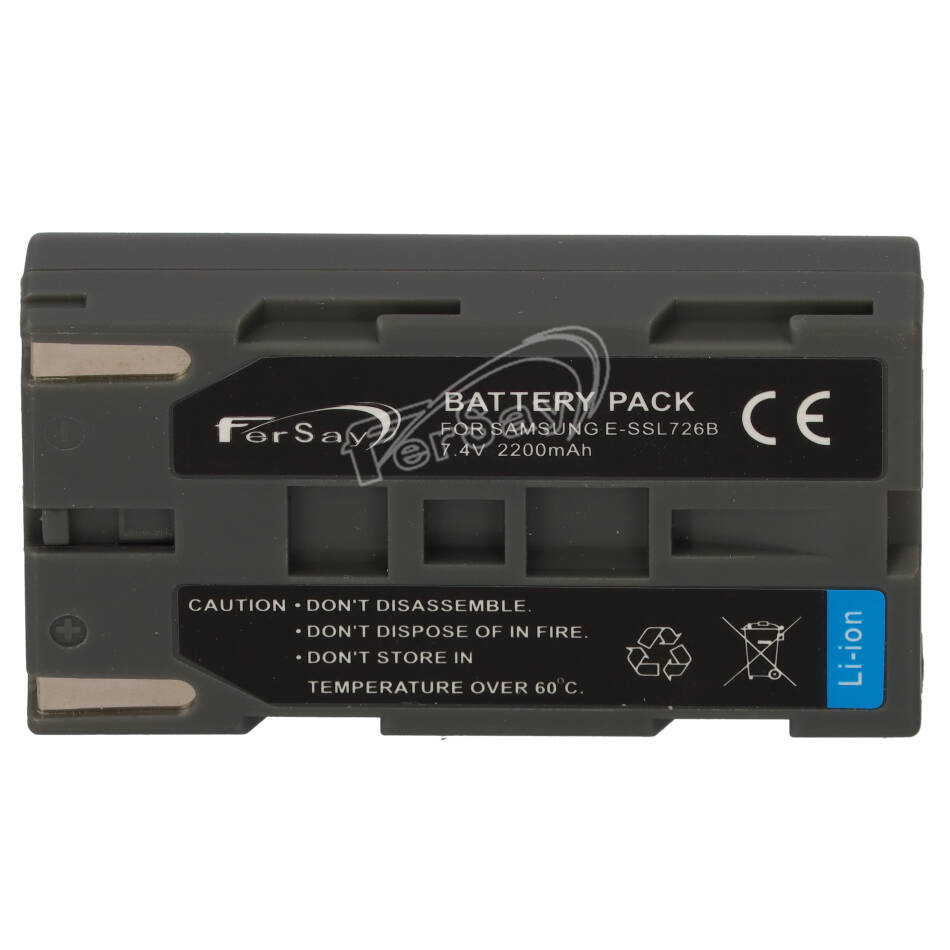 Batería para cámara Samsung VPL500 7.4v 2200mah. - ESSL726B - FERSAY - Cenital 1