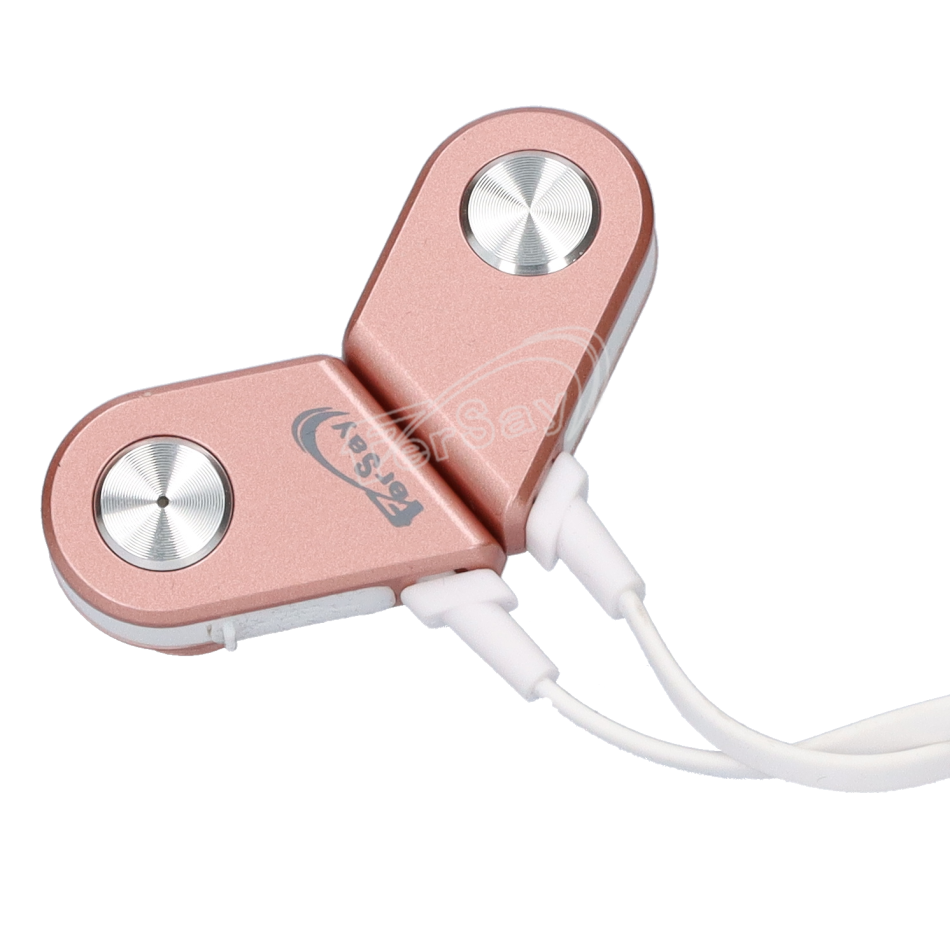 Auricular Bluetooth con microfono rosa metal - EFAURICULAR25RS - FERSAY