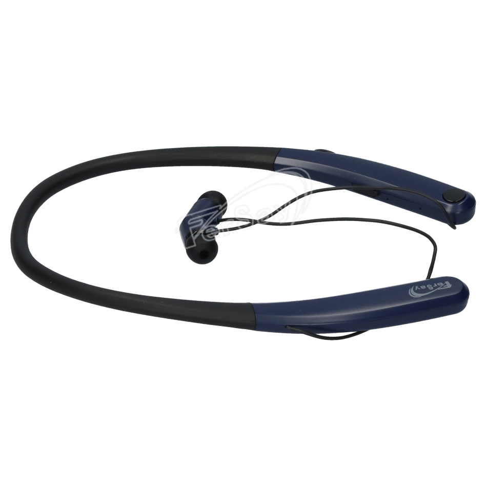 Auricular Neckband Bluetooth Azul Imantado - EFAURICULAR42A - FERSAY - Cenital 1