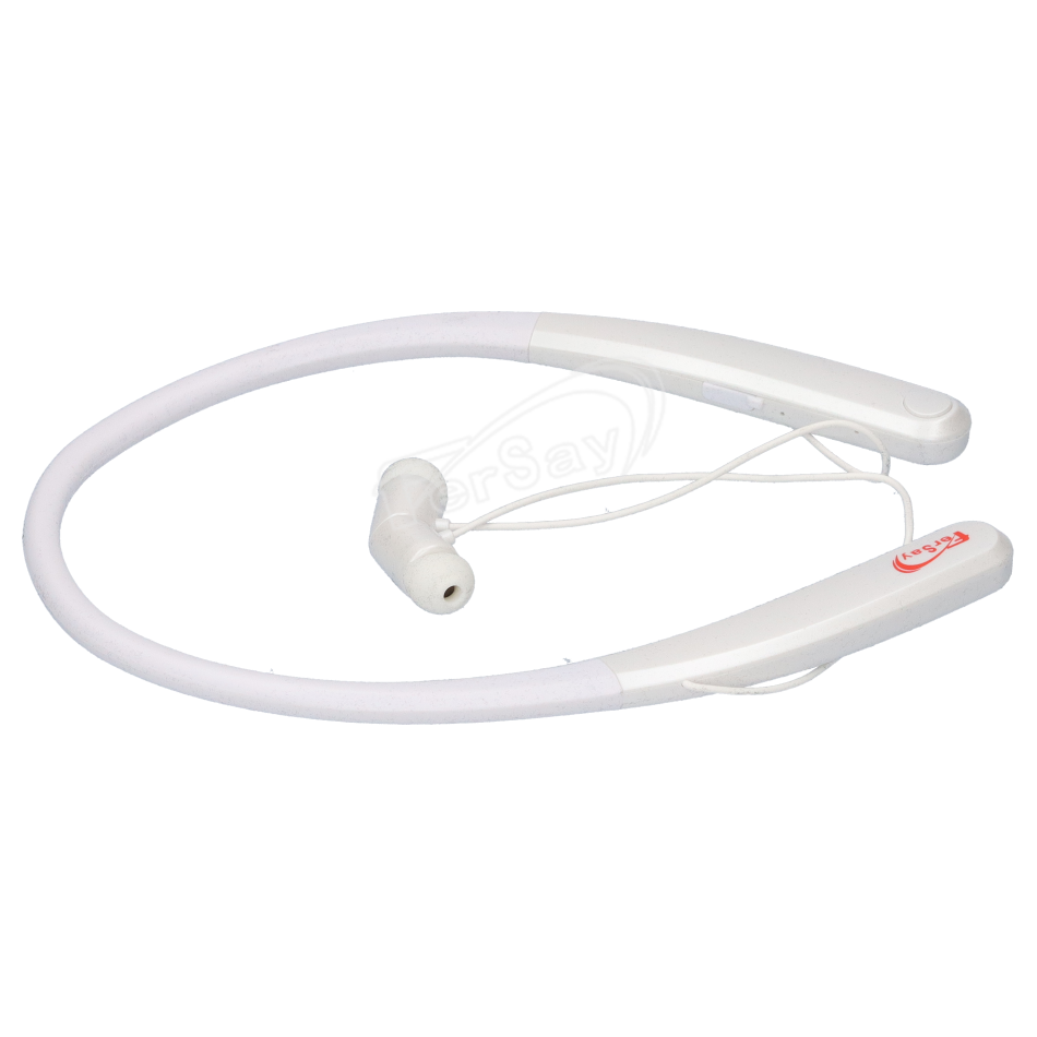 Auricular Neckband Bluetooth Imantado Blanco - EFAURICULAR42B - FERSAY - Cenital 1