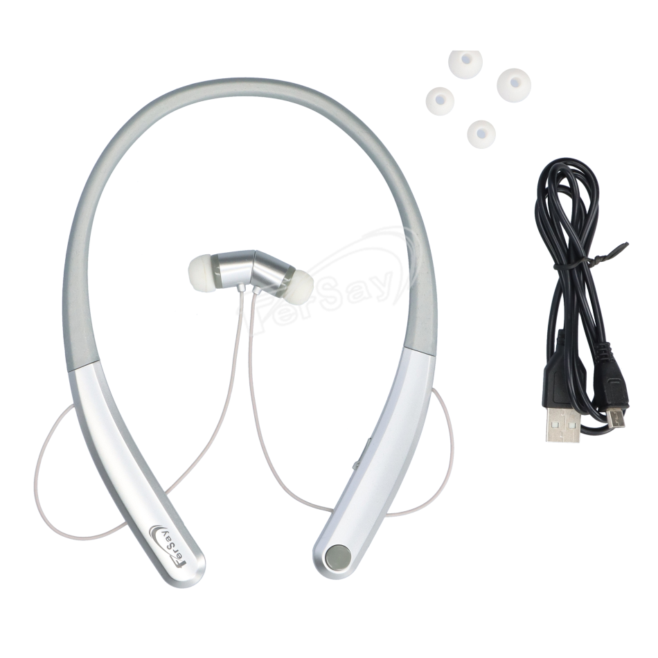 Auricular Neckband por Bluetooth - EFAURICULAR42P - FERSAY - Cenital 2
