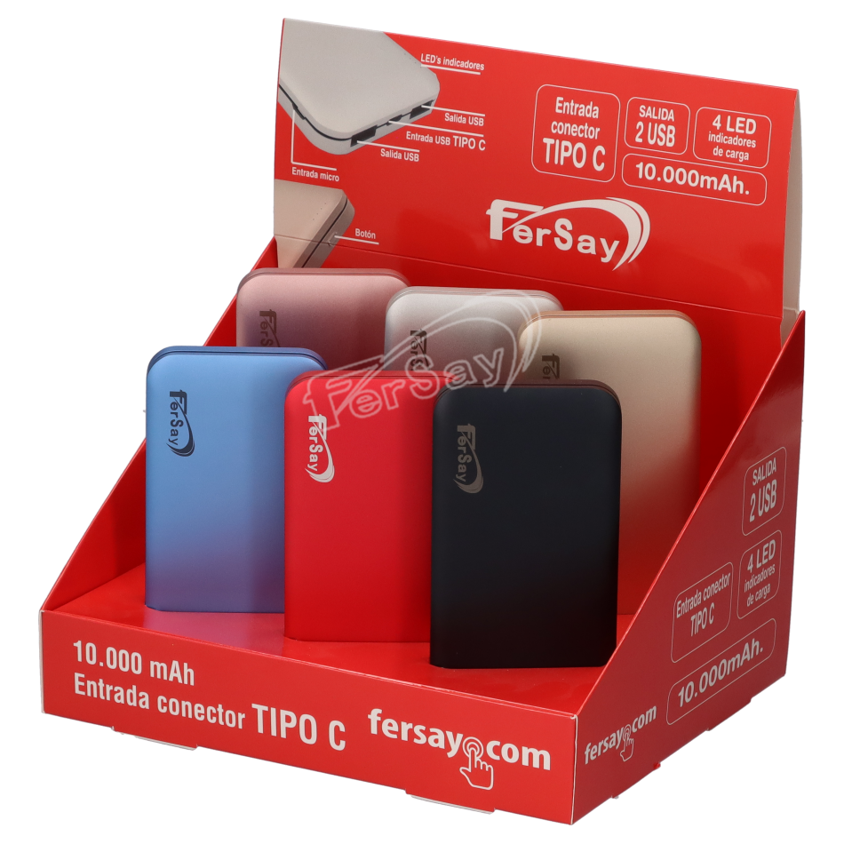 Expositor para baterias externas marca Fersay - EXPOSITORPOWER - FERSAY - Principal