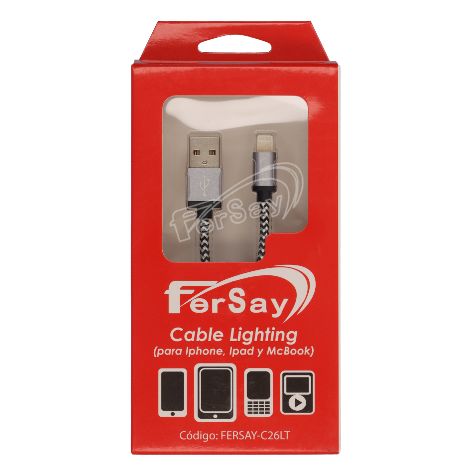 Cable Lightning Fersay para Iphone 2.0 - FERSAYC26LT - FERSAY