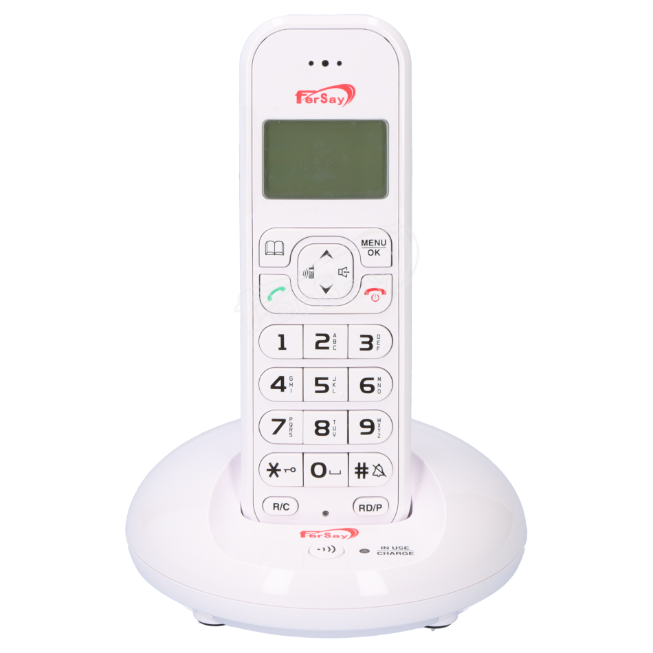 Teléfono inalámbrico single con pantalla LCD - FERSAYDECT1020B - FERSAY - Principal
