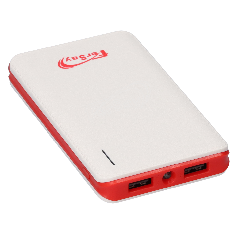 Bateria externa 8600 mAh 2 Usb color rojo - FERSAYPWB8600R - FERSAY - Cenital 1