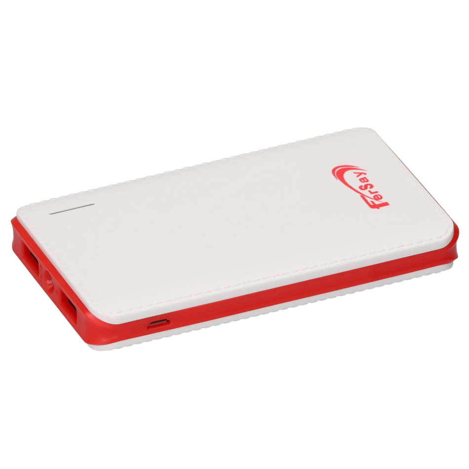 Bateria externa 8600 mAh 2 Usb color rojo - FERSAYPWB8600R - FERSAY - Cenital 2