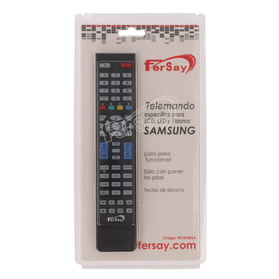 Mando a distancia TV adaptable SAMSUNG - IRC87006A - FERSAY - Principal