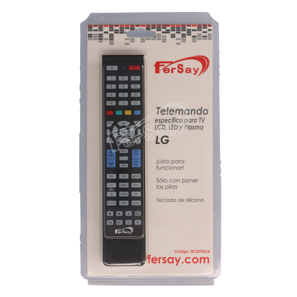 Mando a distancia TV adaptable LG - IRC87053A - FERSAY - Principal