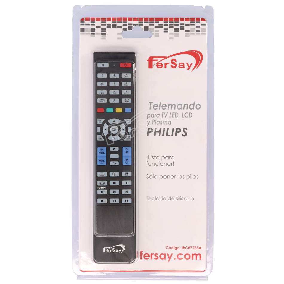 Mando a distancia TV adaptable PHILIPS - IRC87235A - FERSAY - Principal