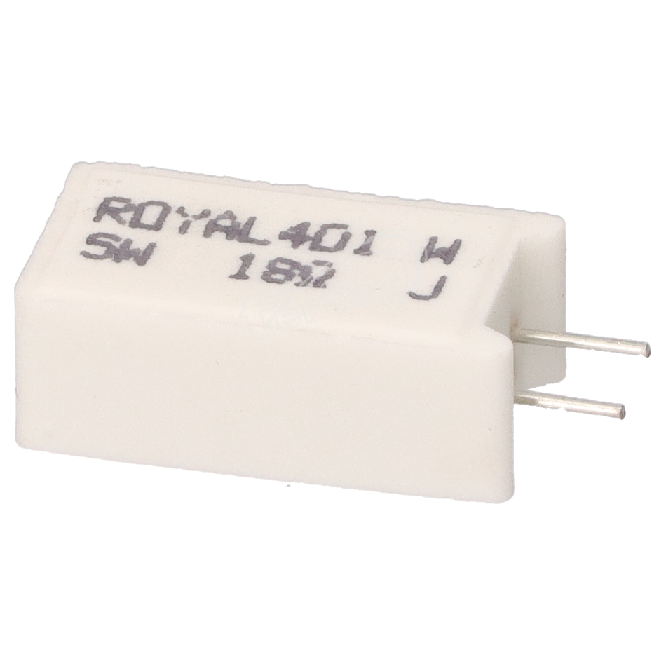 Res. bobinada radial 18 ohm 5W - RBR185W - ROYAL