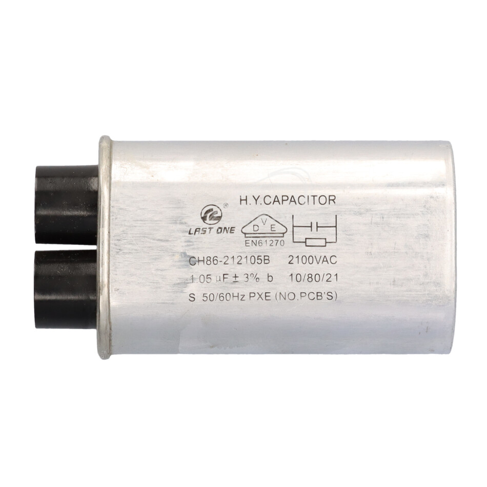 Condensador para microondas 1,05MFD 2100VAC - RMCP615 - FERSAY - Cenital 1