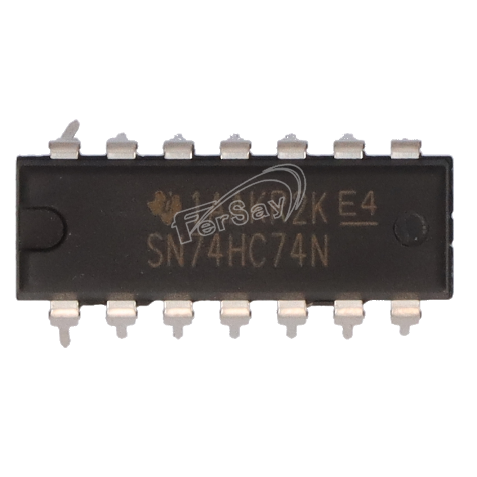 Circuito integrado electrónica SN74HC74. - SN74HC74 - PHILIPS - Cenital 2