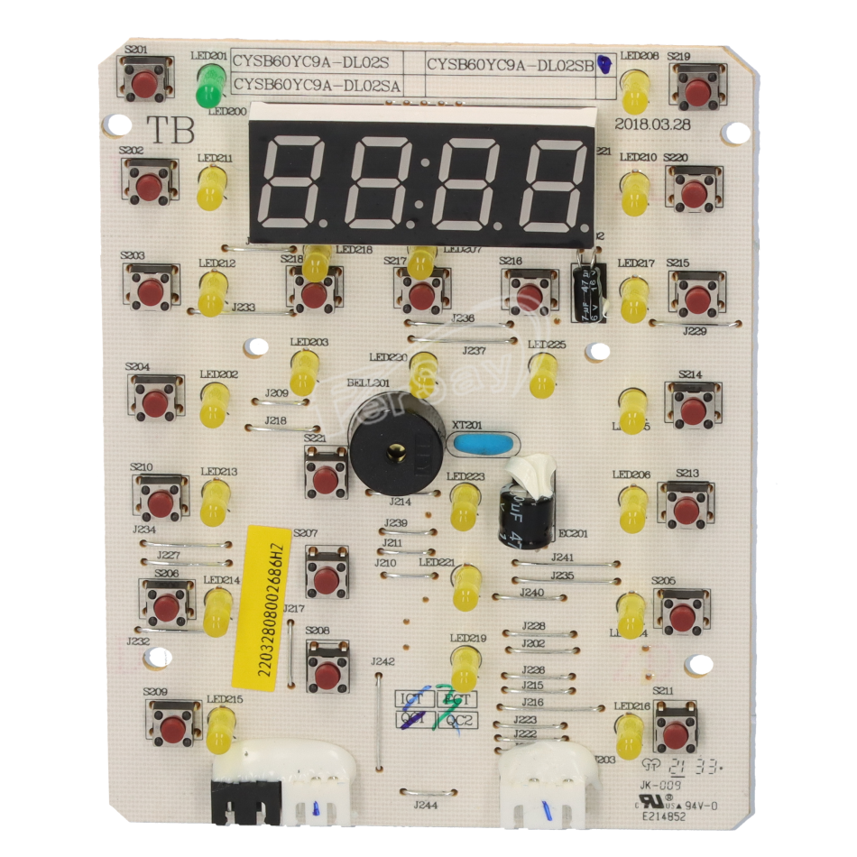 placa electronica panel frontal olla Tefal CY505E30-87A - SS996681 - TEFAL