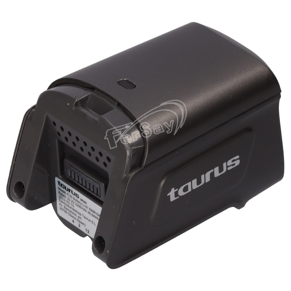 Set cuerpo bateria para aspirador Taurus HVCA7225B - TA093953000 - TAURUS - Cenital 1