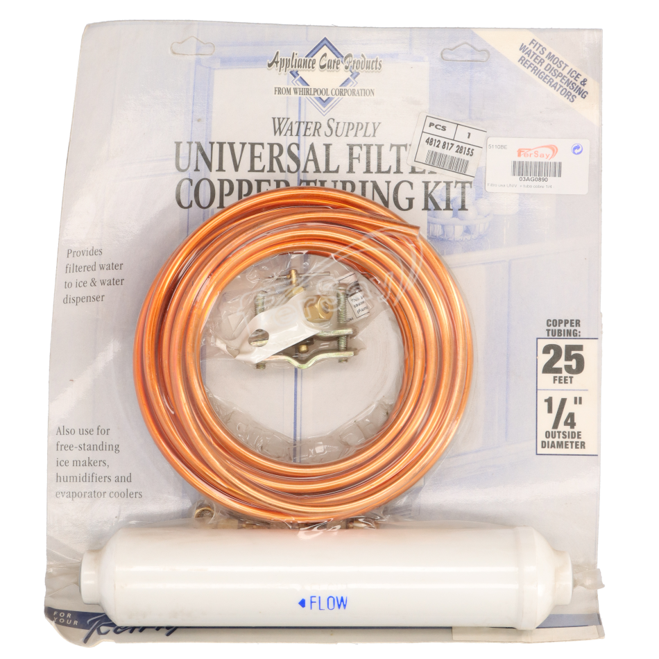 Kit filtro frigorífico americano universal. - 03AG0890 - WHIRLPOOL