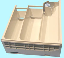 Cubeta detergente 3 compartimentos Fagor LA0934000 - 21FA0039 - FAGOR