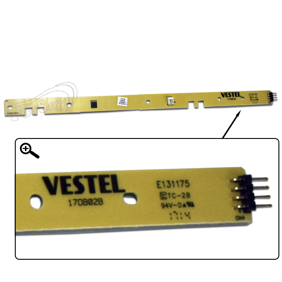 Barra metalica para led A  tv Vestel, Td Systems - 23089071 - VESTEL