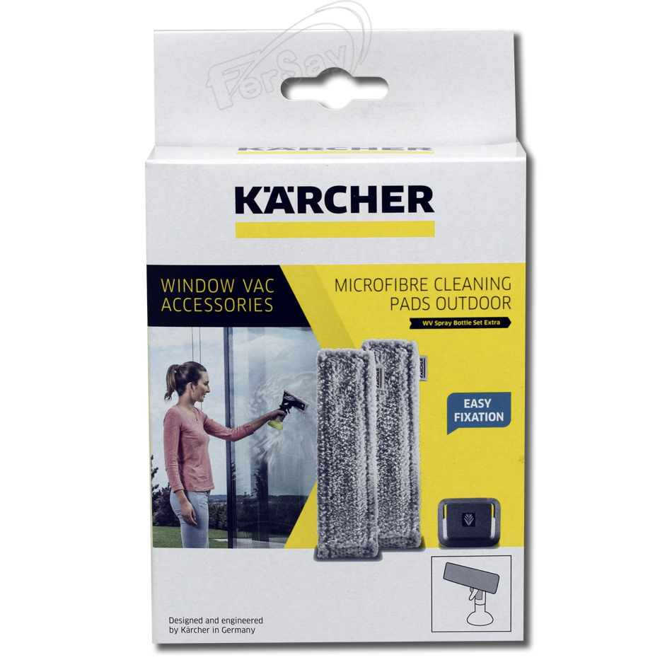 almohadillas de microfibra Karcher WV2 Y WV5 - 26331310 - KARCHER