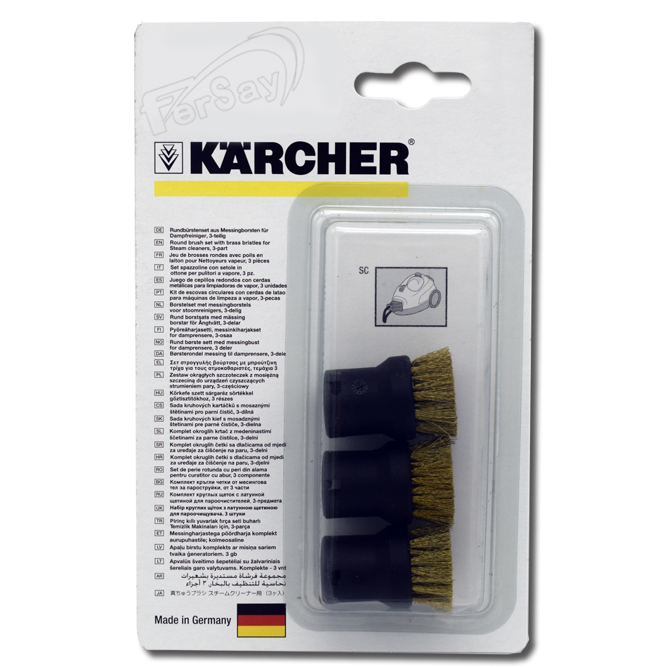 Juego cepillos metalicos para Karcher - 28630610 - KARCHER
