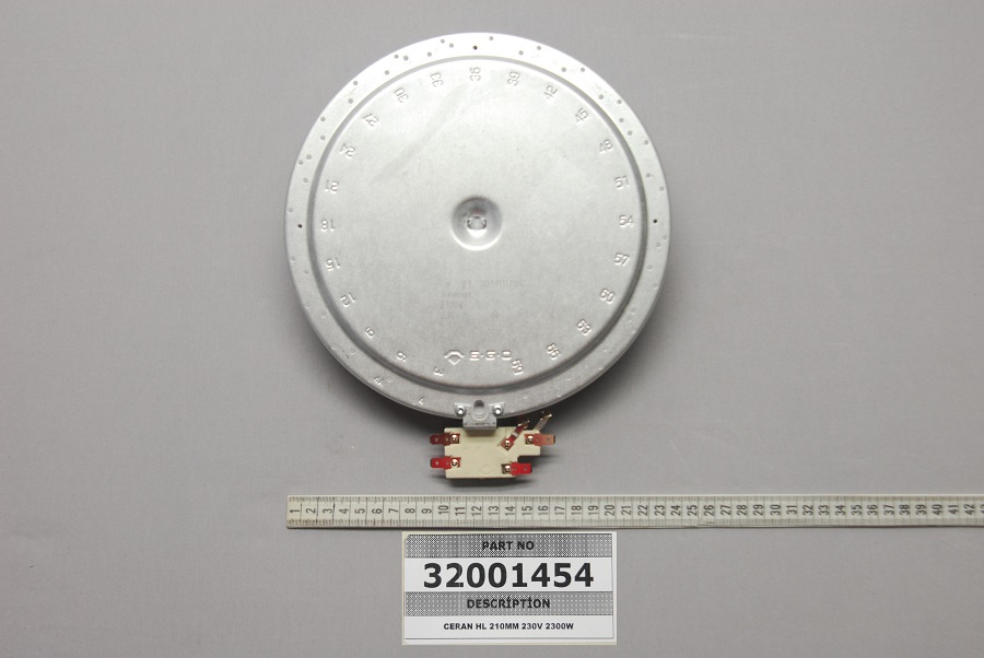 Elemento calefactor vitroceramica Vestel 210 mm - 32001454 - VESTEL
