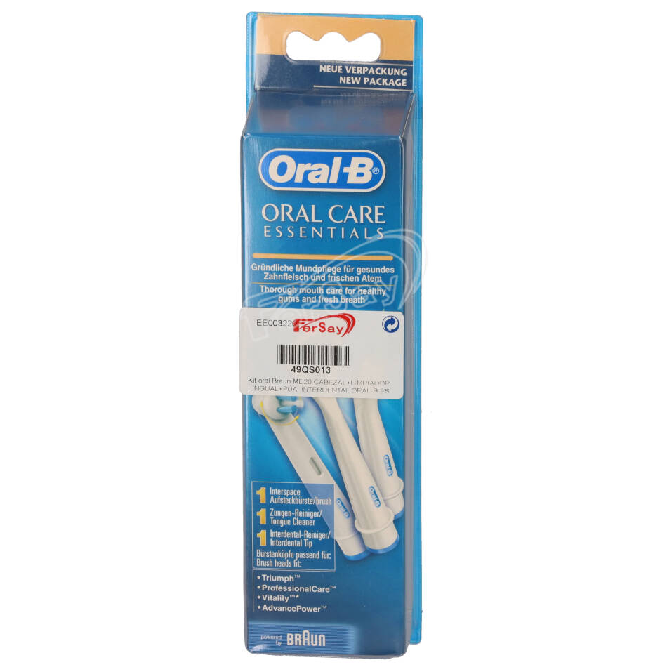 Kit oral Braun MD20 CABEZAL+LI - 49QS013 - BRAUN