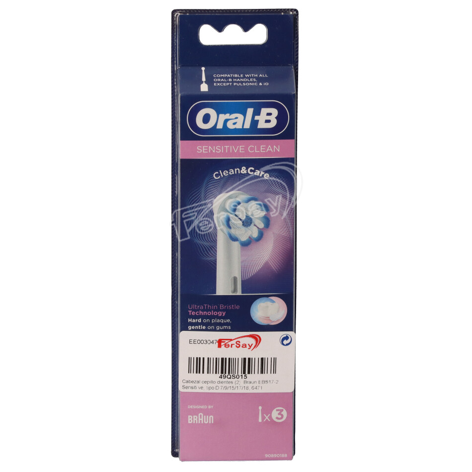 Cabezal cepillo dental Braun EBS17-2 Sensitive - 49QS015 - BRAUN